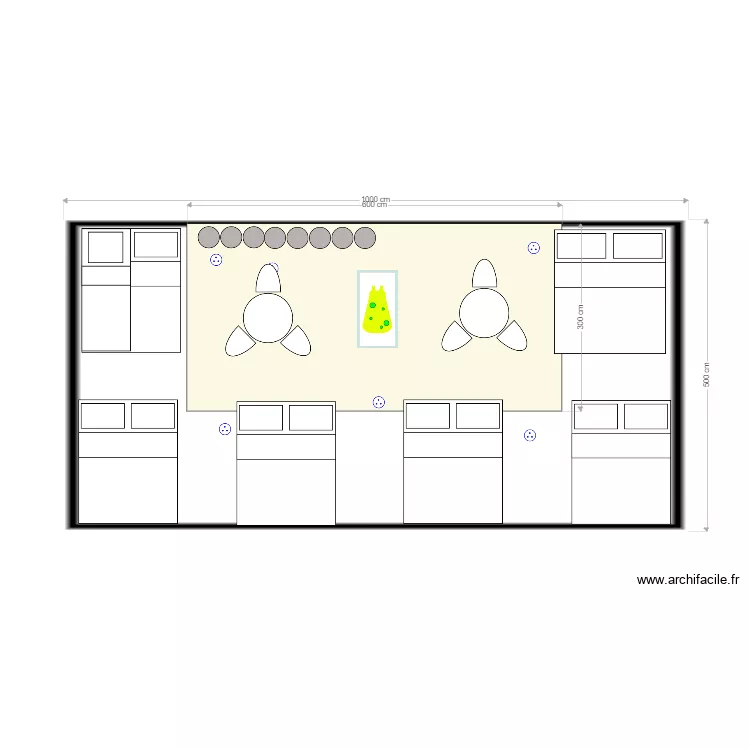Foire expo la Roche sur foron  plan avec structure 3x6m LL. Plan de 