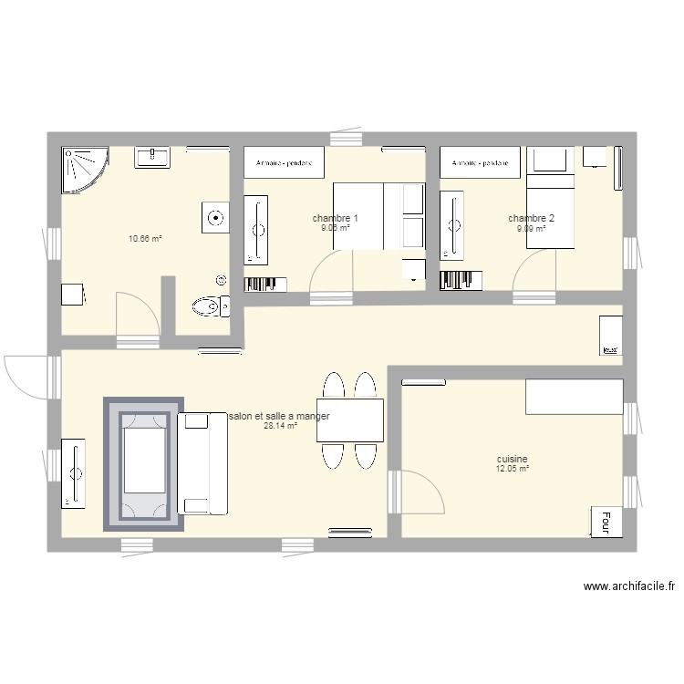 gj luna. Plan de 0 pièce et 0 m2