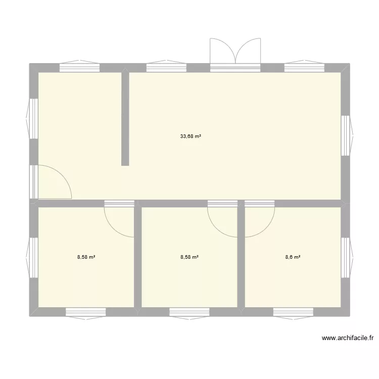 Maison. Plan de 