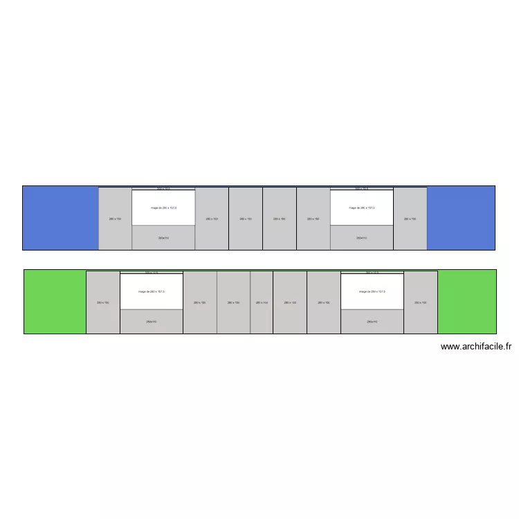 Mur Kempinski SONEPAR V1et V2. Plan de 