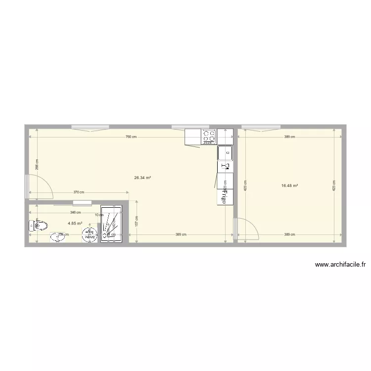 Rez nord est. Plan de 