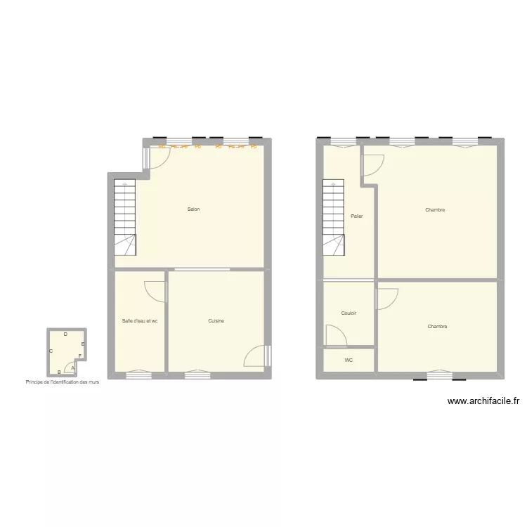 Croquis EDEL 16B. Plan de 
