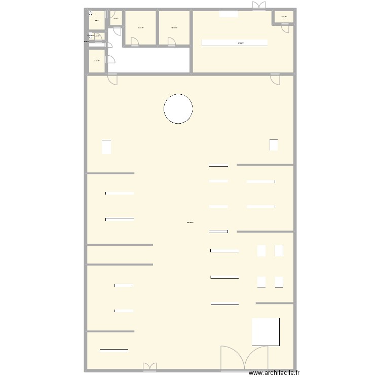 Plan complet magasin. Plan de 0 pièce et 0 m2