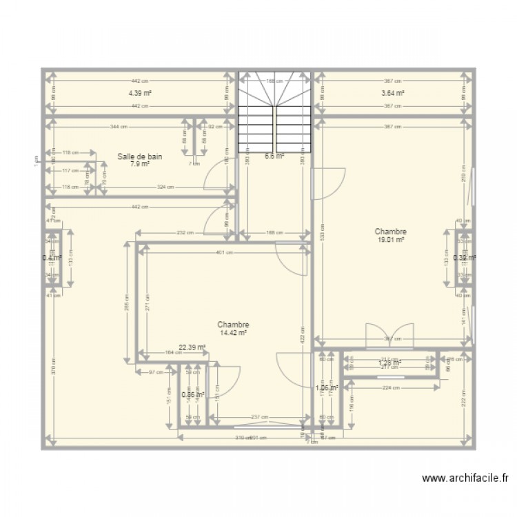 Lanmodez etage. Plan de 0 pièce et 0 m2