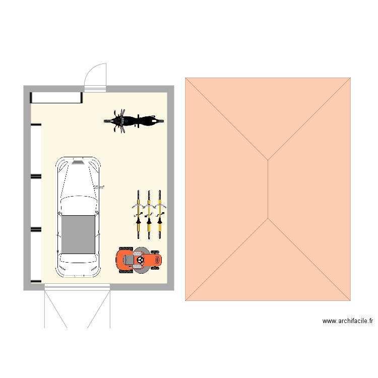 GARAGE ANNEXE. Plan de 0 pièce et 0 m2