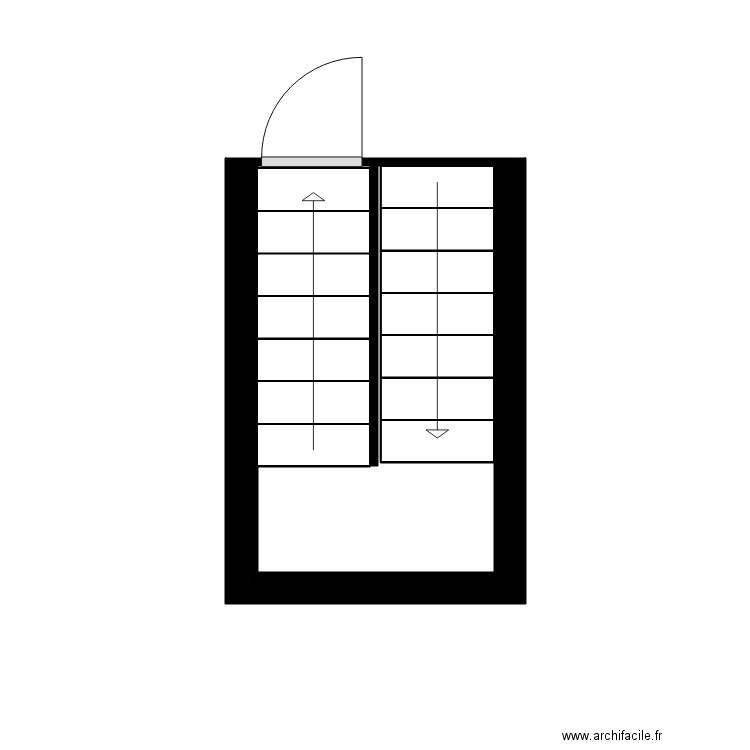 SCI VAL DE CREUE PC. Plan de 2 pièces et 10 m2