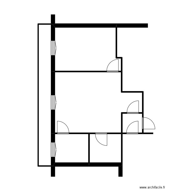 609 PENNUCCI. Plan de 6 pièces et 52 m2