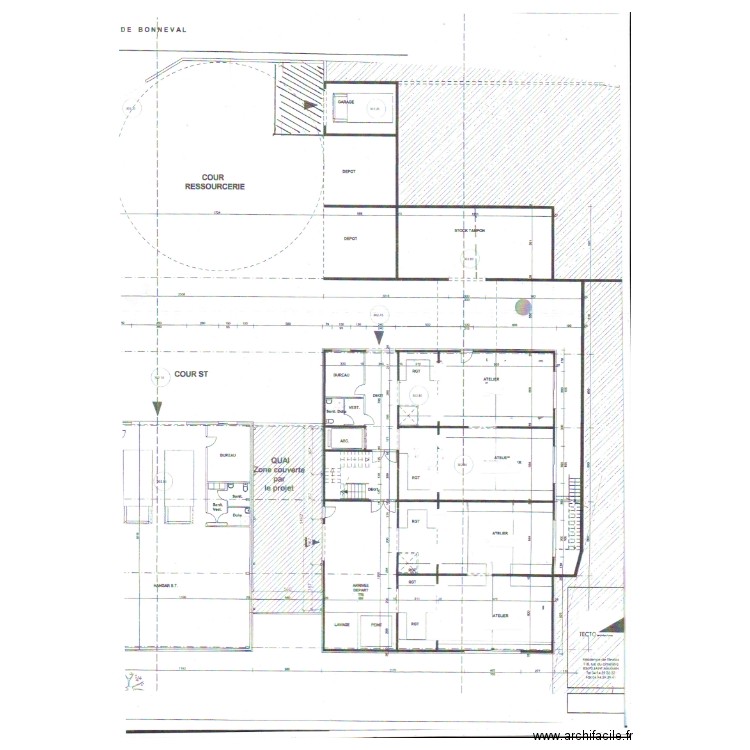 ateliers. Plan de 0 pièce et 0 m2