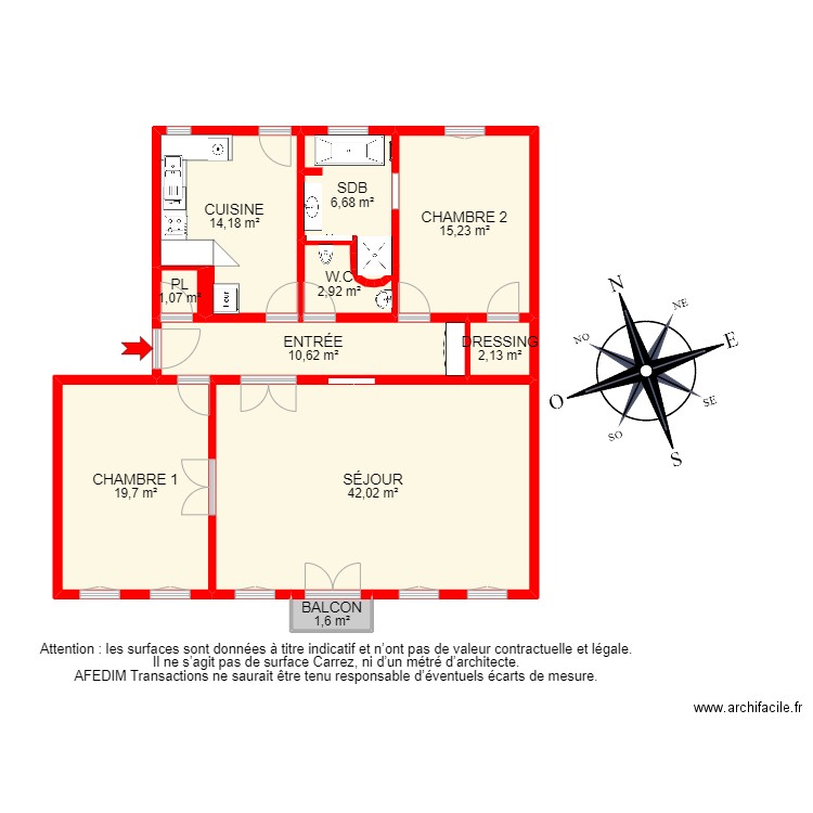 BI 8401 - . Plan de 11 pièces et 127 m2