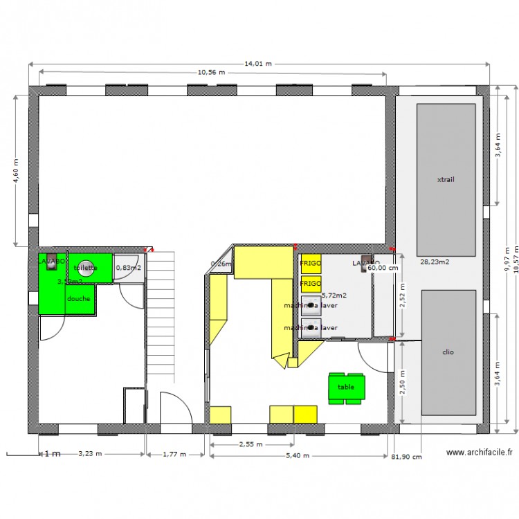 RDC v10. Plan de 0 pièce et 0 m2