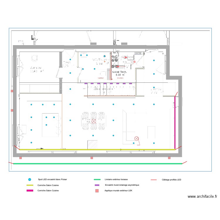 Plan SPATARO RDC. Plan de 0 pièce et 0 m2