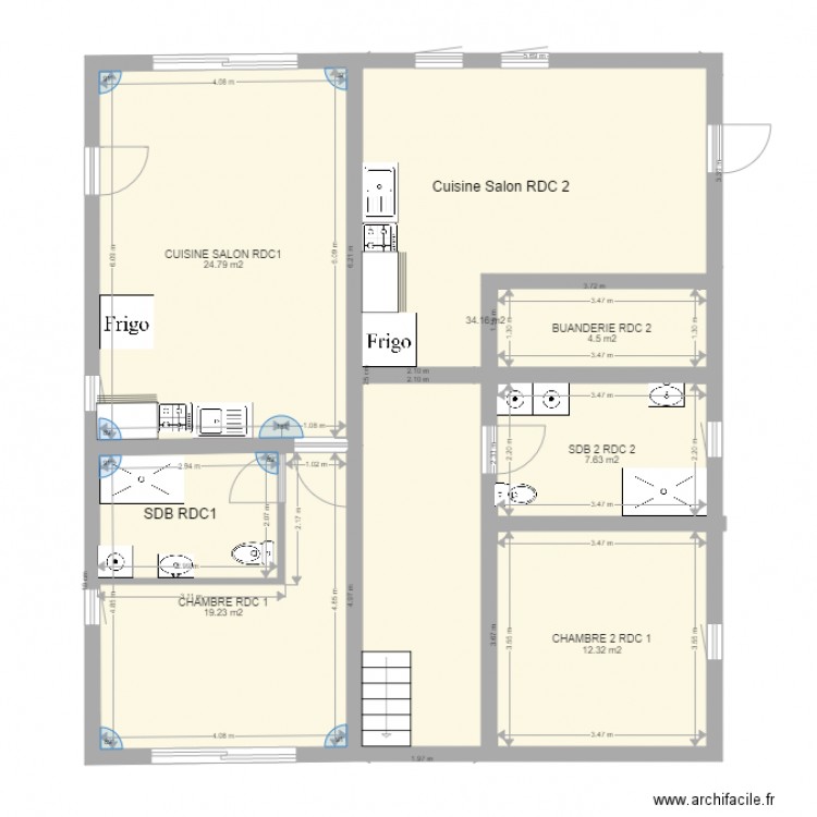 PLAN 27 26 16. Plan de 0 pièce et 0 m2