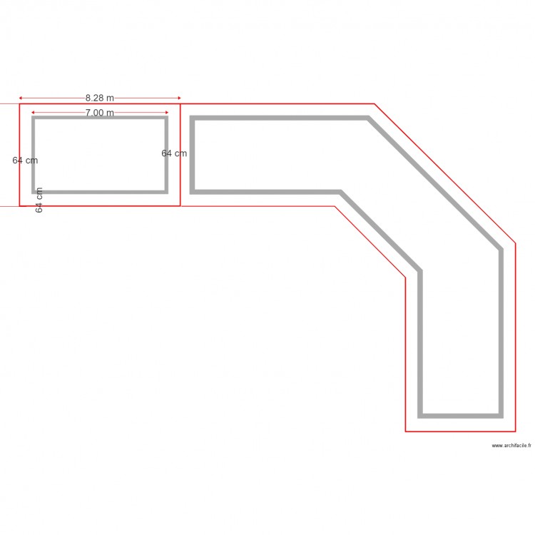 agrandissement foot club de chamoux sur gelon vue d ensemble . Plan de 0 pièce et 0 m2