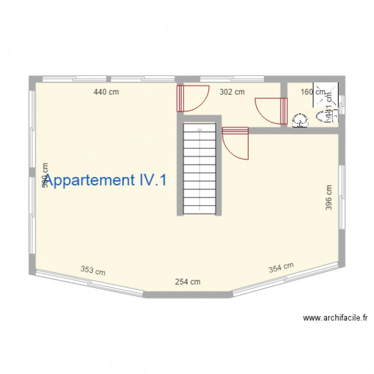 INSS appartement IV. Plan de 0 pièce et 0 m2