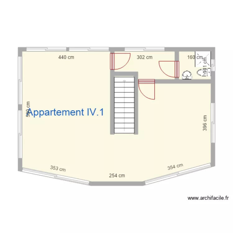 INSS appartement IV. Plan de 