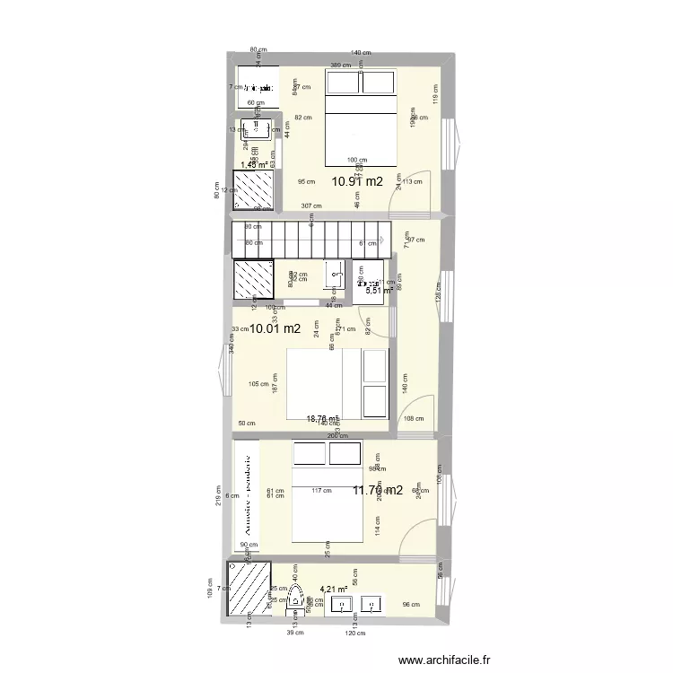 RAVOUX ETAGE PROJETOK mesures. Plan de RAVOUX ETAGE PROJETOK mesures. Plan de