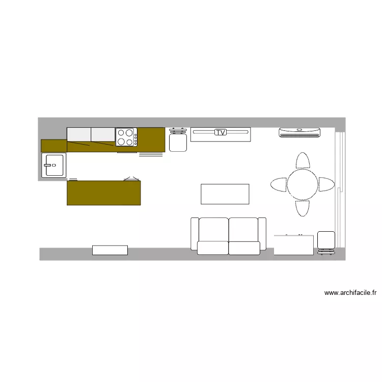 Montpellier cuisine. Plan de 