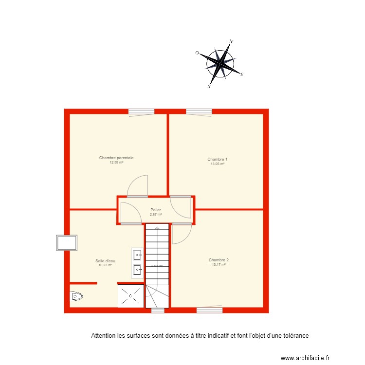 BI 3625 étage non côté. Plan de 0 pièce et 0 m2