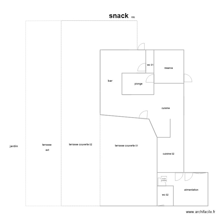 camping belle henriette  snack ass. Plan de 0 pièce et 0 m2