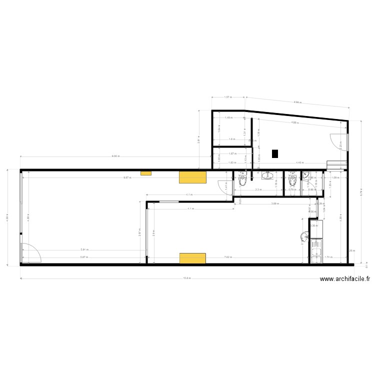 RESTAURANT TOTO 2. Plan de 0 pièce et 0 m2