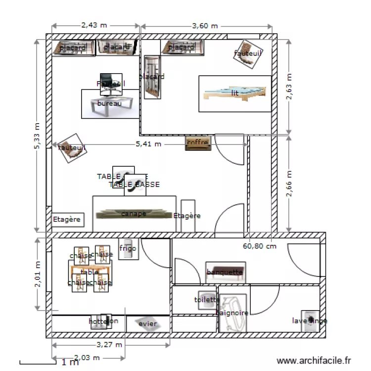Appart Martin2. Plan de Appart Martin2. Plan de