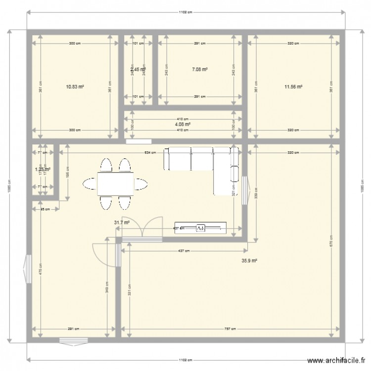 m12. Plan de 0 pièce et 0 m2