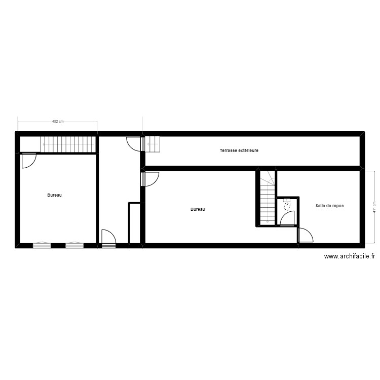 ABCD Etage - Mesures. Plan de 0 pièce et 0 m2