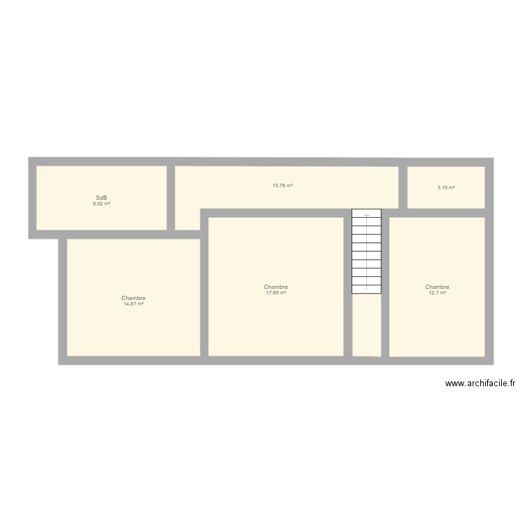  Villetrun Bâtiment 1   Premier étage. Plan de 0 pièce et 0 m2