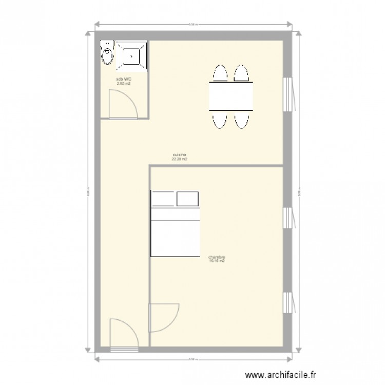 plan TREVE . Plan de 0 pièce et 0 m2