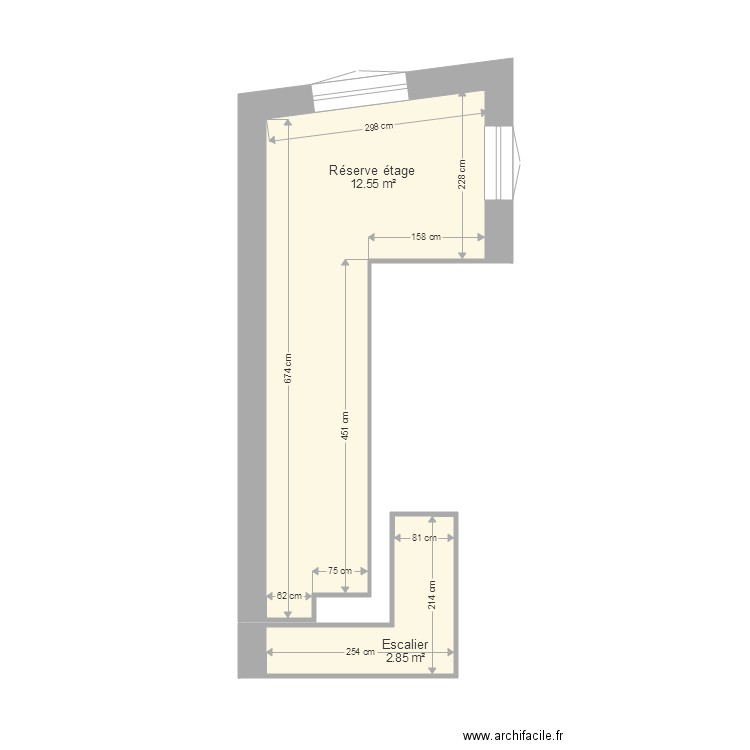 Fromagerie 1er Etage. Plan de 0 pièce et 0 m2