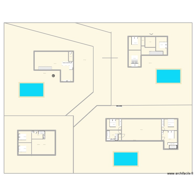maison lot v1. Plan de 23 pièces et 2115 m2