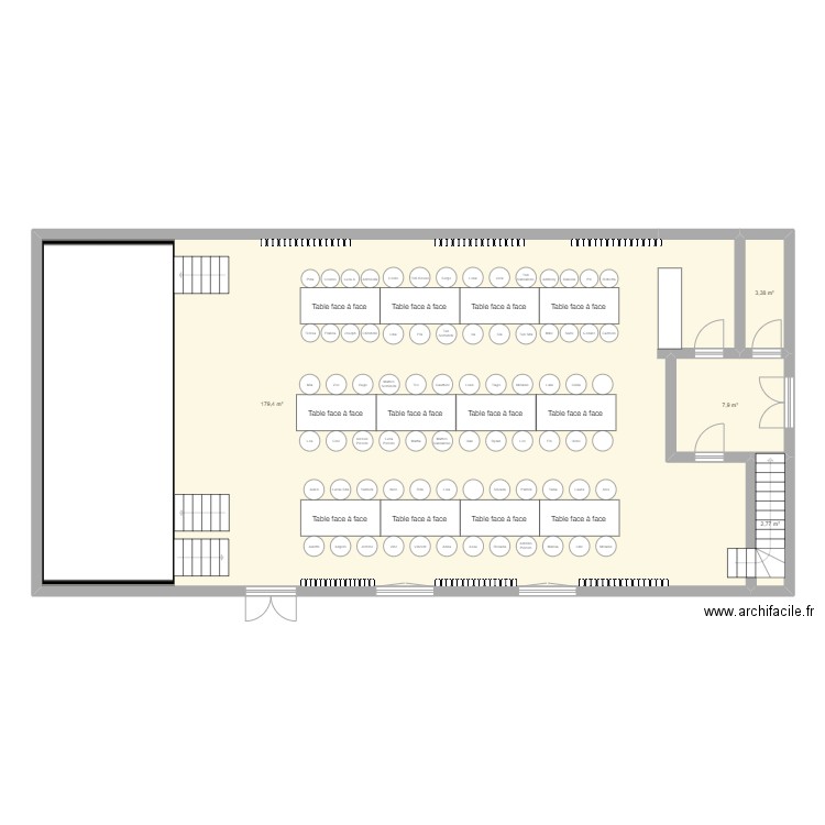 Sale Concordia. Plan de 4 pièces et 193 m2