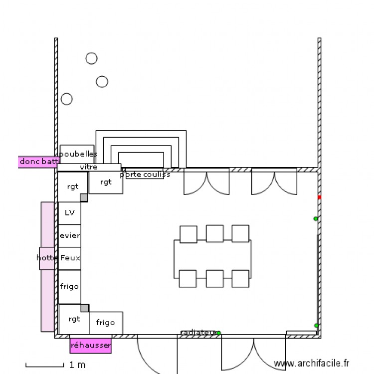 CUISINE dans VERANDA  Luc. Plan de 0 pièce et 0 m2