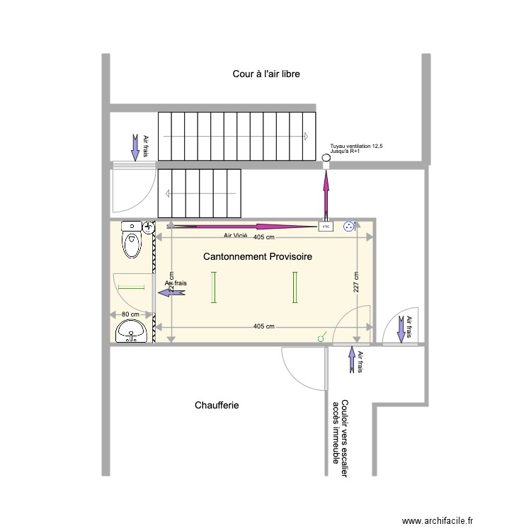Cantonnement Provisoire 85 VH rev 4. Plan de 0 pièce et 0 m2