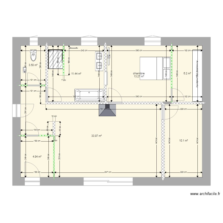 extension jojo plan 1. Plan de 0 pièce et 0 m2
