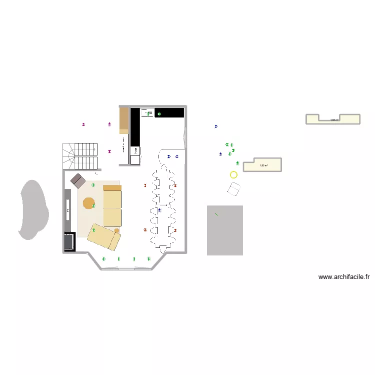 Plan entr&eacute;e. Plan de 