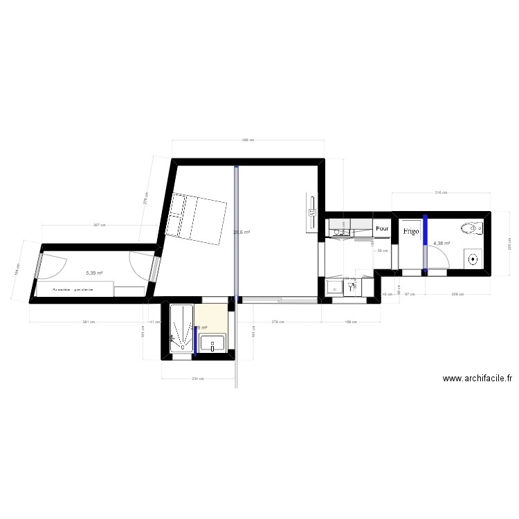 appart mon choisy 3. Plan de 0 pièce et 0 m2