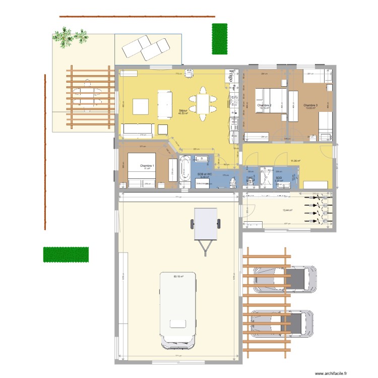 Cuisine 1. Plan de 0 pièce et 0 m2