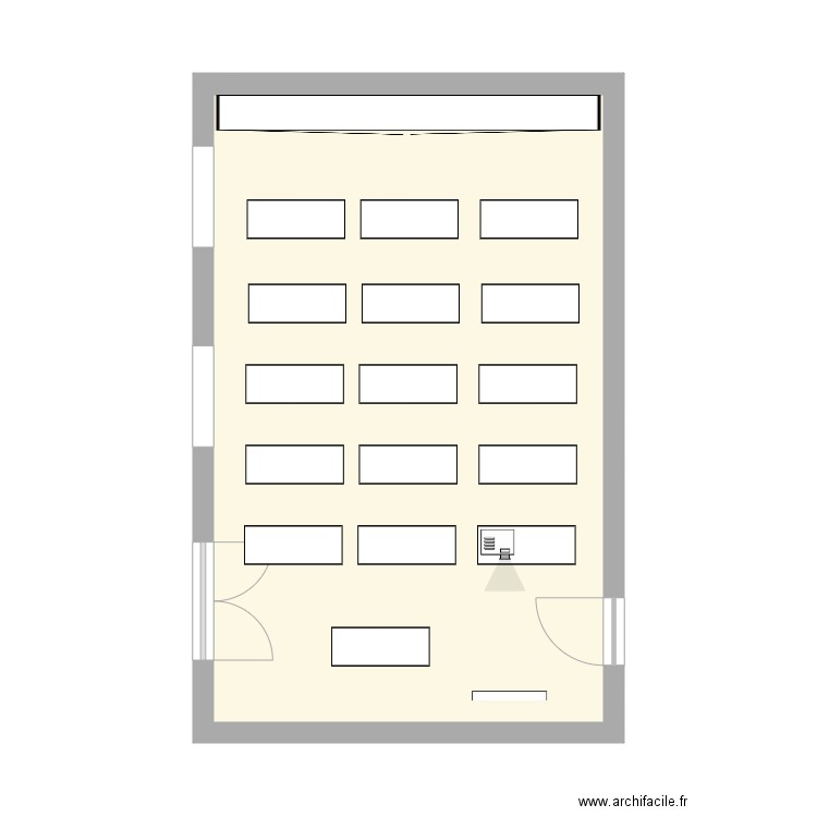 SALLE COURS. Plan de 0 pièce et 0 m2