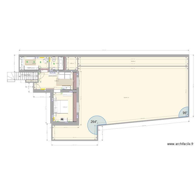 BIRIATOU 2eme étage électricité/chauffage . Plan de 0 pièce et 0 m2