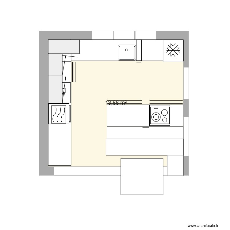 cuisine banquette nov2021. Plan de 0 pièce et 0 m2