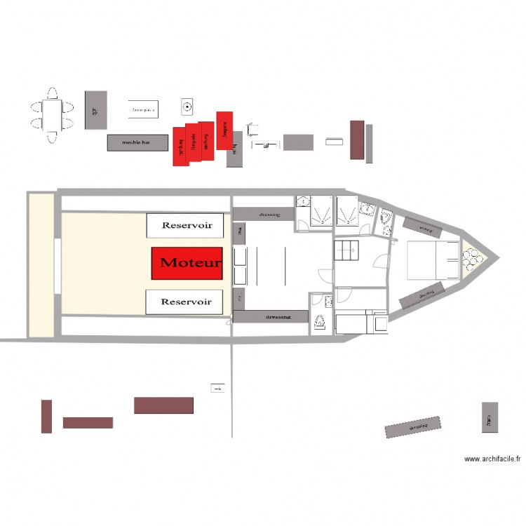 Bateau V5. Plan de 0 pièce et 0 m2