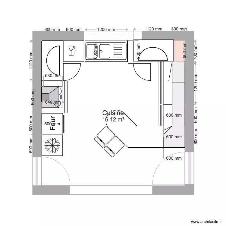 CUISINE MACHECOUL EN G. Plan de CUISINE MACHECOUL EN G. Plan de
