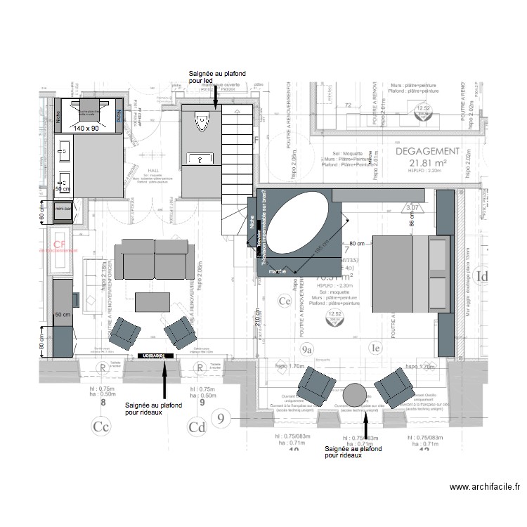 Bed 7 bath 2 people. Plan de 0 pièce et 0 m2