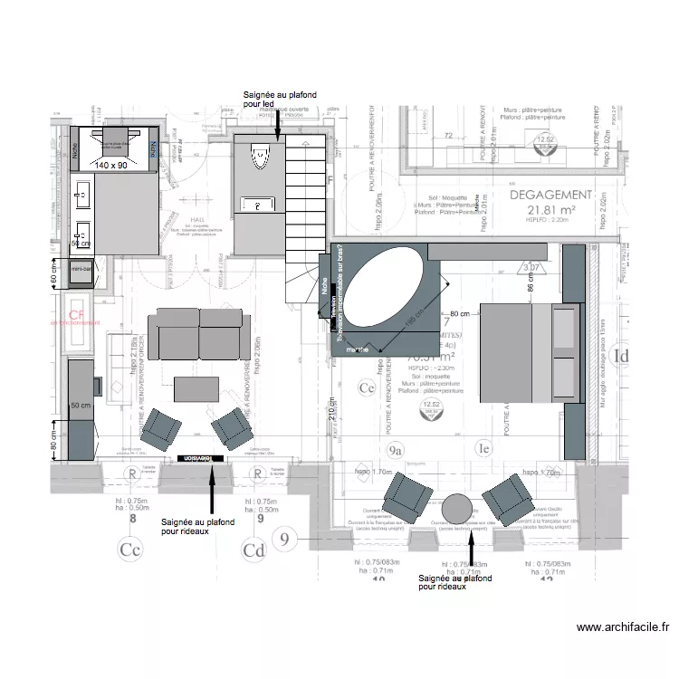 Bed 7 bath 2 people. Plan de 