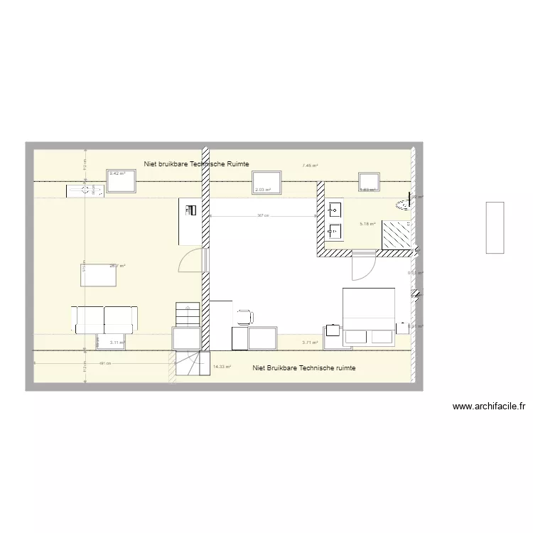 Zolder AJ v01. Plan de Zolder AJ v01. Plan de