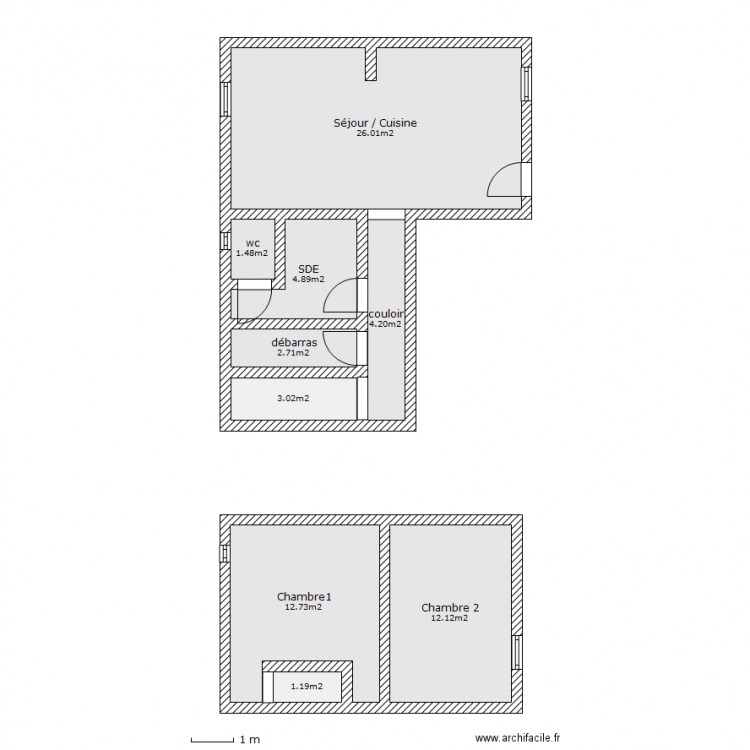 Plan. Plan de 0 pièce et 0 m2