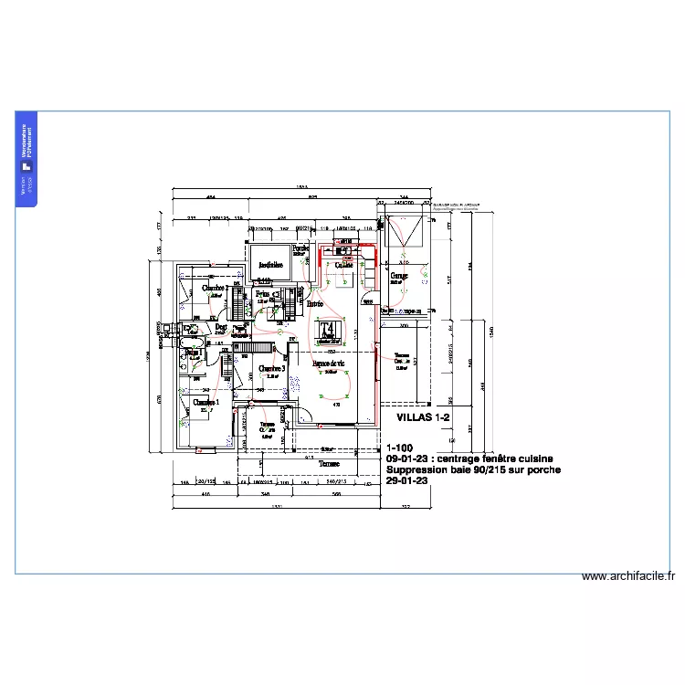 RD ELEC FLEURY . Plan de 