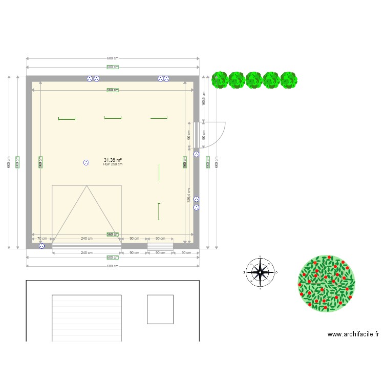 Garage2. Plan de 0 pièce et 0 m2