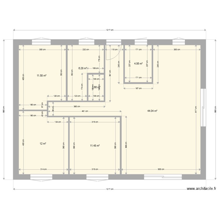 maison bis. Plan de 0 pièce et 0 m2